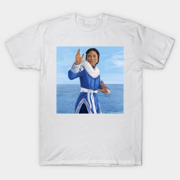 Katara but make it Modern Inuit Fashion T-Shirt by AlanaReneArt